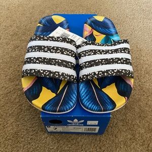 New in box adidas slides!